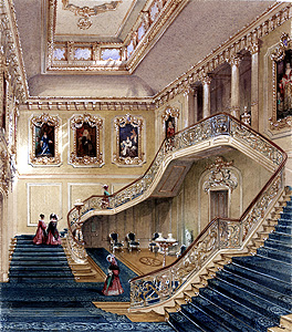 The grand staircase about 1850 [L33/222]